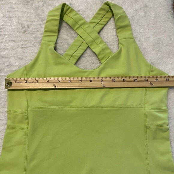 Kyodan Womens Neon Green Athletic Workout Tank Top Size Medium - Picture 8 of 11